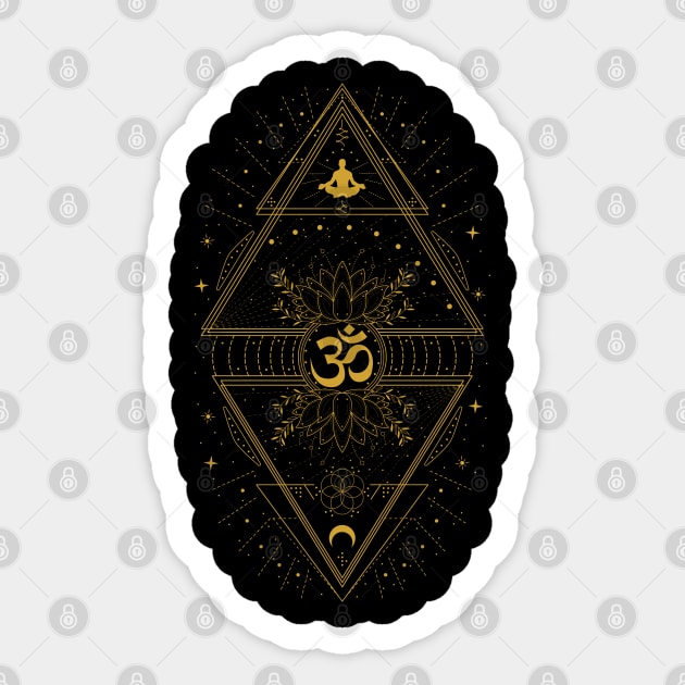 Om Symbol | Sacred Geometry Sticker by CelestialStudio